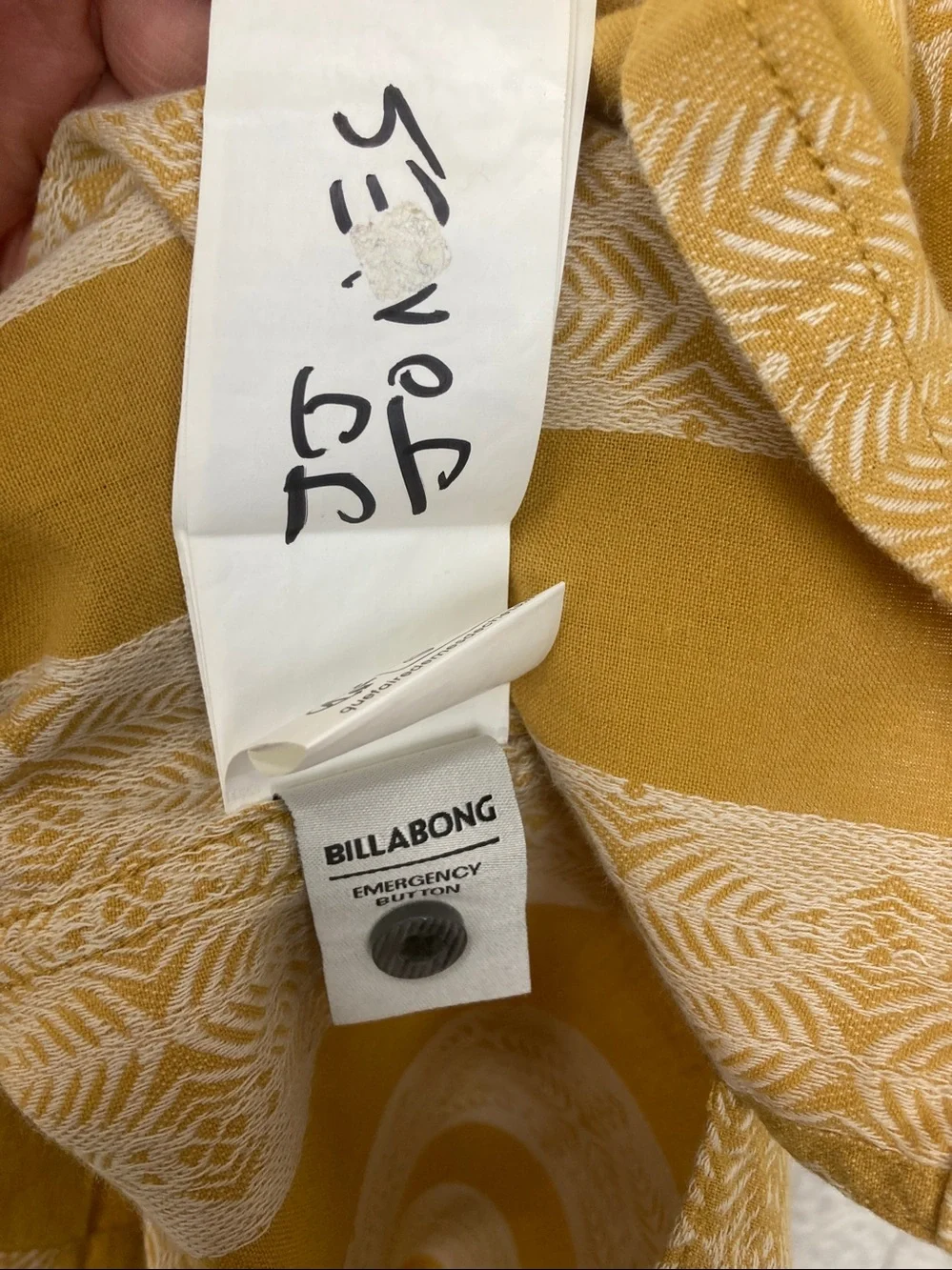 Billabong Men's Sundays Jacquard Short Sleeve Shirt sz XL